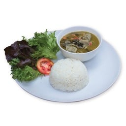 ข้าวแกงเขียวหวานไก่