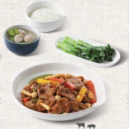 เนื้อโคขุนผัดพริกยูนนาน