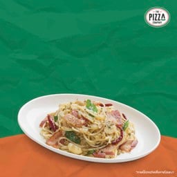 สปาเก็ตตี้ เบคอนผัดพริกแห้ง Spicy Bacon Speghetti