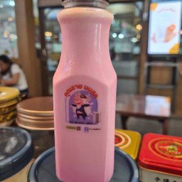 นมสดชมพู(ขวด)