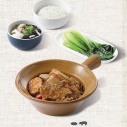 เนื้อปลากะพงเต้าหู้หม้อดิน