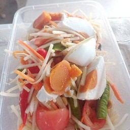 ตำไทย ไข่เค็ม