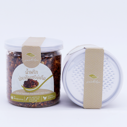 น้ำพริกปลาอินทรีย์เค็ม (กระปุก)