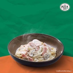 สปาเก็ตตี้ แฮมและเห็ดในครีมซอส SPA Ham & Mush Alfredo