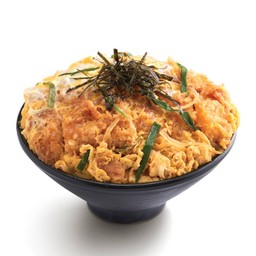 ข้าวหน้าหมูทอดและไข่