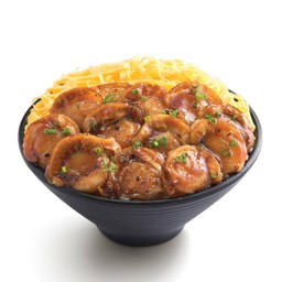 ข้าวหน้าหอยเซลล์รสเผ็ด