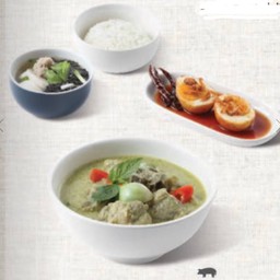 แกงเขียวหวานซี่โครงอ่อน