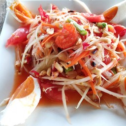 A08-ตำไทยไข่เค็มกุ้งสด