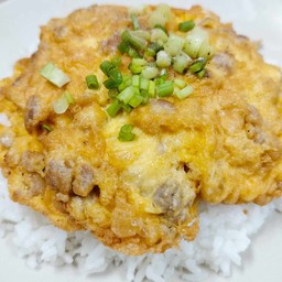 ข้าว ไข่เจียวหมูสับ