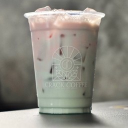 Strawberry mint fresh milk