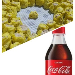 [อร่อยซ่ากับโค้ก] ขนมจีบ   เจ100% +  โค้ก ออริจินัล (ขวด)