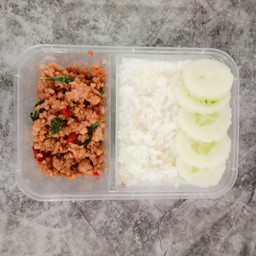 ข้าวกะเพราหมูสับ