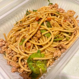 สปาเก็ตตี้กะเพราหมูสับ