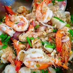 ยำวุ้นเส้นกุ้ง