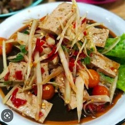 ตำปลาร้าหมูยอ