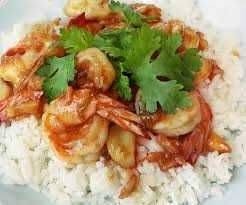 ทอดกระเทียม กุ้ง