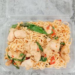 กะเพรามาม่าไก่