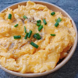 ข้าวไข่ข้น (ไข่ 2 ฟอง)