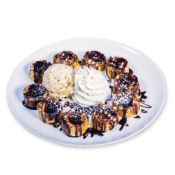 โรลกล้วยหอมทอด+ไอศกรีม