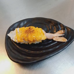 ซูชิกุ้งหวานอาเจนเบิร์นสไปซี่