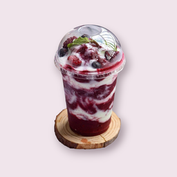 มิกซ์เบอรี่โยเกิร์ตปั่น ( Mixed berry Yogurt Smoothie)