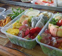 ชุดสลัดผักและผลไม้เจ