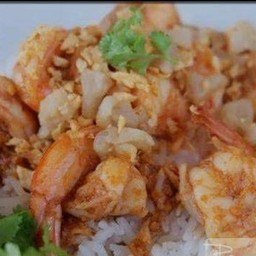 ข้าวทะเลกระเทียม