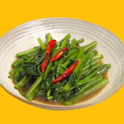 ผัดผักบุ้งเจ