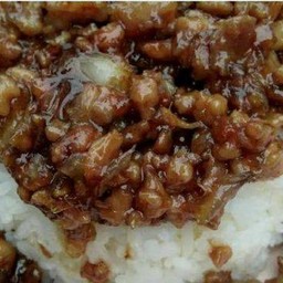 หมูสับหวานราดข้าว