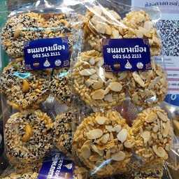 ข้าวแต๋นธัญพืช/อัลมอนด์