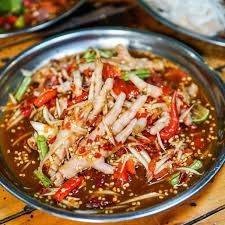 ตำปลาร้าตีนไก่เปื่อยๆจ้า(ปลาร้าสุดจ้า)