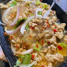 ยำวุ้นเส้นหมูสับ