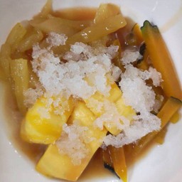 ฟักทอง สับปะรด ขนุน น้ำกะทิเคี่ยว