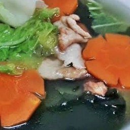 แกงจืดผักกาดขาวเจ