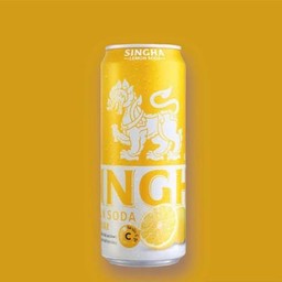 สิงห์เลมอนโซดา (รสเลมอนโซดา ) เปรี้ยวซ่าสดชื่นแบบไม่มีนำ้ตาล ขนาด330มล