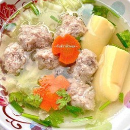 ต้มจืดเต้าหู้หมูเด้ง