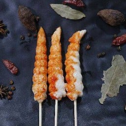 กุ้งบาร์บีคิว  虾 BBQ 🦐