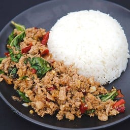 ข้าวกระเพราหมูสับ