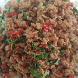 ข้าวกระเพราหมูสับ