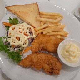 สเต๊กไก่ทอด