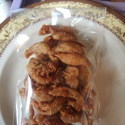 หนังไก่ทอด