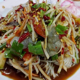 ตำซั่วกุ้งสด