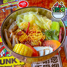 หม่าล่าทั่ง ผัก VEGETABLE MALA TANG 蔬菜麻辣烫