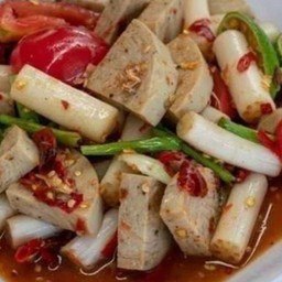 ยำไหลบัวหมูยอ