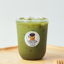 น้ำเต้าหู้ชาเขียวเย็น iced green tea soy milk