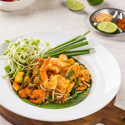 ผัดไทยกุ้งสด