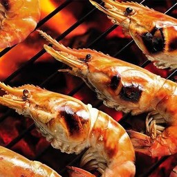 กุ้ง เผา