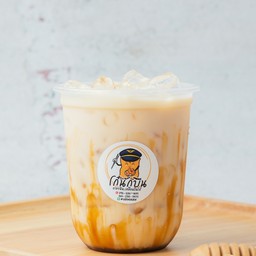 น้ำเต้าหู้บราวน์ชูก้าเย็น iced soymilk brown sugar