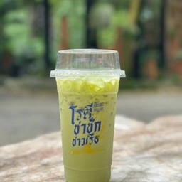 ชาเขียวแก้วใหญ่