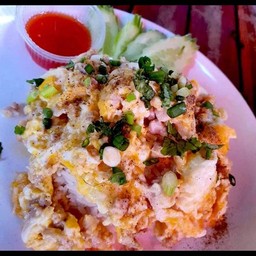 ข้าวไข่ขยี้หมูสับบ งั้มๆๆๆ